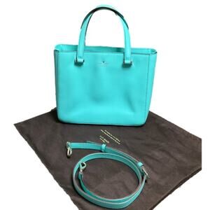 Kate Spade Aqua Blue Tote Bag